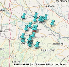 Mappa Via Affittanza, 46025 Poggio Rusco MN, Italia (10.776)