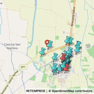Mappa S.P. BRESSANA SALICE, 27050 Codevilla PV, Italia (0.56786)