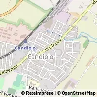 Mapa Candiolo