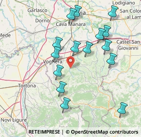 Mappa Via XXV Aprile, 27054 Montebello della Battaglia PV, Italia (16.058)