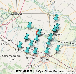 Mappa Via della Costituzione, 43018 Sissa Trecasali PR, Italia (12.0765)