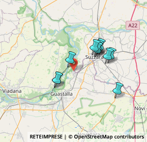 Mappa Via Chiusa, 42045 Luzzara RE, Italia (5.92364)