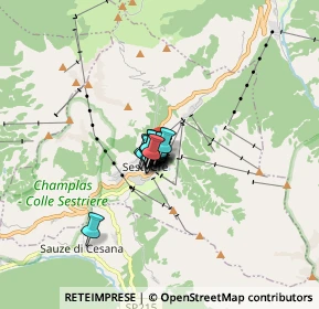 Mappa Via Terzo Reggimento Alpini, 10058 Colle Sestriere TO, Italia (0.581)