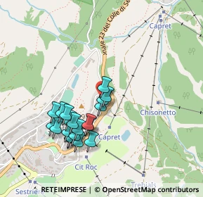 Mappa Via Terzo Reggimento Alpini, 10058 Colle Sestriere TO, Italia (0.4345)