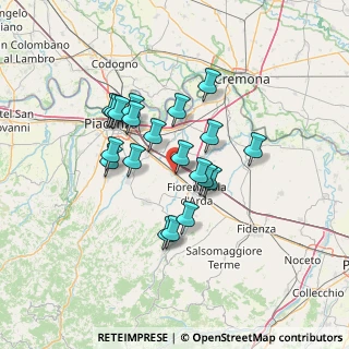 Mappa Via Camillo Benso Conte di Cavour, 29010 Cadeo PC, Italia (11.2445)