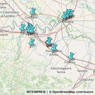 Mappa Via Camillo Benso Conte di Cavour, 29010 Cadeo PC, Italia (17.20765)