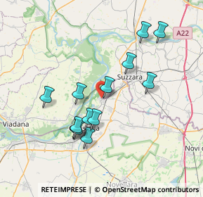 Mappa Piazza E. Ferrari, 42045 Luzzara RE, Italia (6.90308)