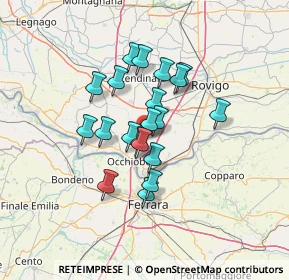 Mappa Vicolo delle Acacie, 45024 Fiesso Umbertiano RO, Italia (10.0125)