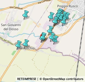 Mappa Via A.Mondadori, 46025 Poggio Rusco MN, Italia (0.9275)