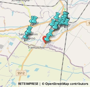 Mappa Via A.Mondadori, 46025 Poggio Rusco MN, Italia (1.7495)