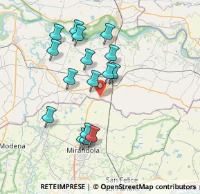 Mappa Via A.Mondadori, 46025 Poggio Rusco MN, Italia (6.965)