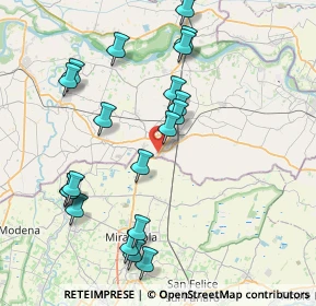 Mappa Via A.Mondadori, 46025 Poggio Rusco MN, Italia (8.599)