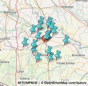Mappa Via A.Mondadori, 46025 Poggio Rusco MN, Italia (9.849)