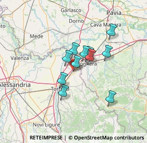 Mappa Via G. Bossi, 15055 Pontecurone AL, Italia (9.64818)