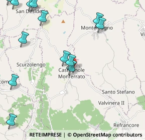 Mappa Via Giuseppe Mazzini, 14030 Castagnole Monferrato AT, Italia (2.96714)