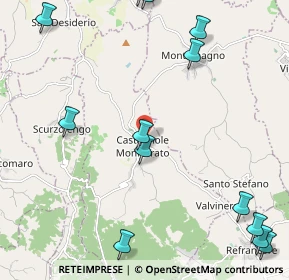 Mappa Via Giuseppe Mazzini, 14030 Castagnole Monferrato AT, Italia (3.00769)