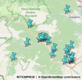 Mappa Via Saretto, 10063 Perosa Argentina TO, Italia (8.2745)