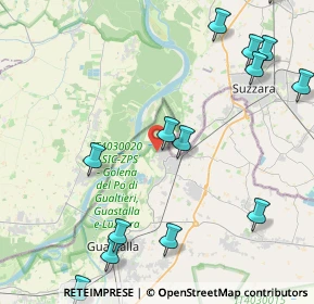 Mappa Via Croce, 42045 Luzzara RE, Italia (5.60571)