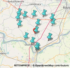 Mappa Via Roma, 45024 Fiesso Umbertiano RO, Italia (7.02688)