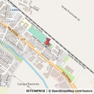 Mappa Via Liberazione, 5, 29010 Cadeo, Piacenza (Emilia Romagna)