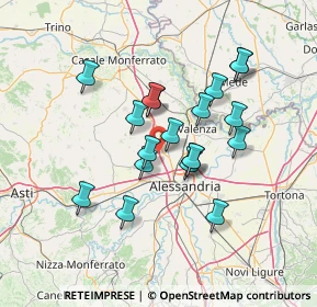 Mappa 15040 Il Giardinetto AL, Italia (11.79263)