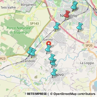 Mappa Strada Belriparo, 10048 Vinovo TO, Italia (2.31)