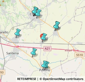 Mappa Via Caduti per la Libertà, 10023 Chieri TO, Italia (4.09333)