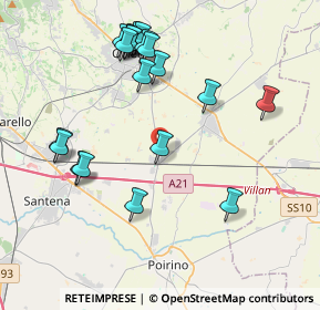 Mappa Via Caduti per la Libertà, 10023 Chieri TO, Italia (4.3055)