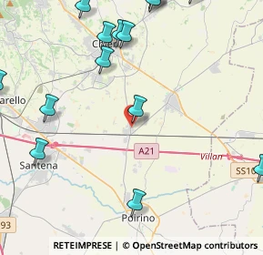 Mappa Via Caduti per la Libertà, 10023 Chieri TO, Italia (5.84)