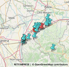 Mappa Via Carlo Forlanini, 27058 Voghera PV, Italia (9.91737)