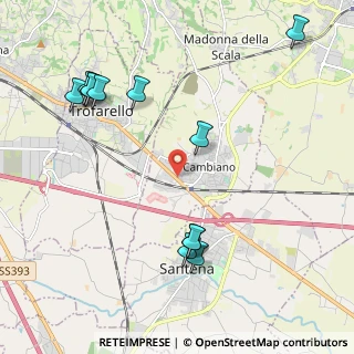 Mappa 10020 Cambiano TO, Italia (2.47167)