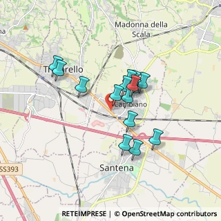 Mappa 10020 Cambiano TO, Italia (1.35267)