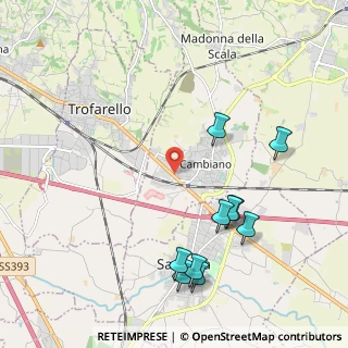 Mappa 10020 Cambiano TO, Italia (2.52545)
