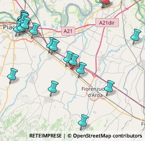 Mappa Via L. da Vinci, 29010 Cadeo PC, Italia (10.653)