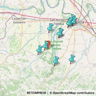 Mappa Località Cà Nuova, 29010 Gazzola PC, Italia (7.53727)