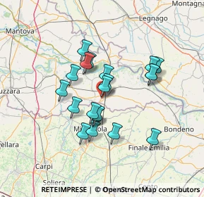 Mappa Via Enrico Berlinguer, 46025 Poggio Rusco MN, Italia (11.3385)