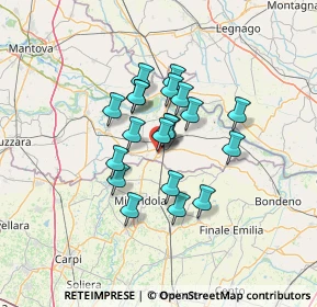 Mappa Via Enrico Berlinguer, 46025 Poggio Rusco MN, Italia (9.6805)