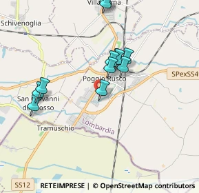 Mappa Via Enrico Berlinguer, 46025 Poggio Rusco MN, Italia (1.75583)