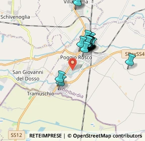Mappa Via Enrico Berlinguer, 46025 Poggio Rusco MN, Italia (1.6505)