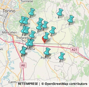 Mappa SP 128, 10023 Chieri TO, Italia (6.9065)