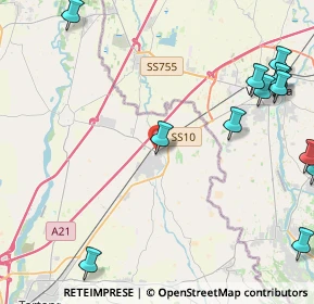 Mappa Viale Antonio Gramsci, 15055 Pontecurone AL, Italia (6.12462)