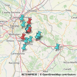 Mappa Strada Provinciale, 14019 Villanova d'Asti AT, Italia (12.13111)