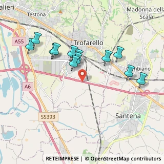 Mappa A55, 10028 Trofarello TO, Italia (1.91333)