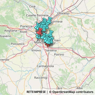 Mappa A55, 10028 Trofarello TO, Italia (9.555)