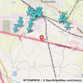Mappa A55, 10028 Trofarello TO, Italia (1.2845)