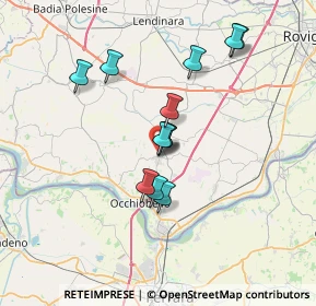 Mappa Via Niccolò Paganini, 45024 Fiesso Umbertiano RO, Italia (5.8725)