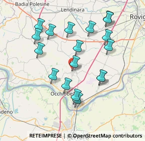 Mappa Via Niccolò Paganini, 45024 Fiesso Umbertiano RO, Italia (7.54056)