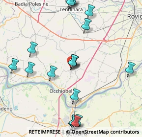 Mappa Via Niccolò Paganini, 45024 Fiesso Umbertiano RO, Italia (10.0275)