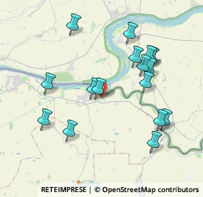 Mappa Via Argine Po, 44033 Riva del Po FE, Italia (3.97)