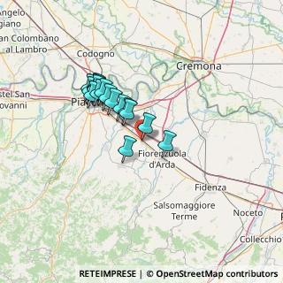Mappa Via Zappellazzo, 29010 Cadeo PC, Italia (11.06875)